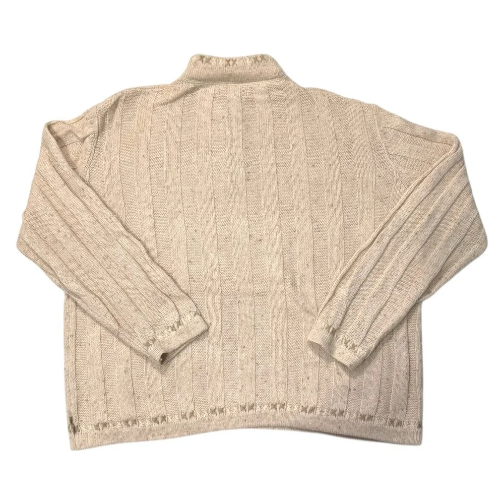 Woolrich Beige Zip-Up Sweater‎ Men’s XL